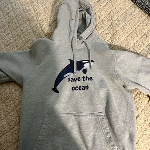 Save the Ocean Grey Sweatshirt